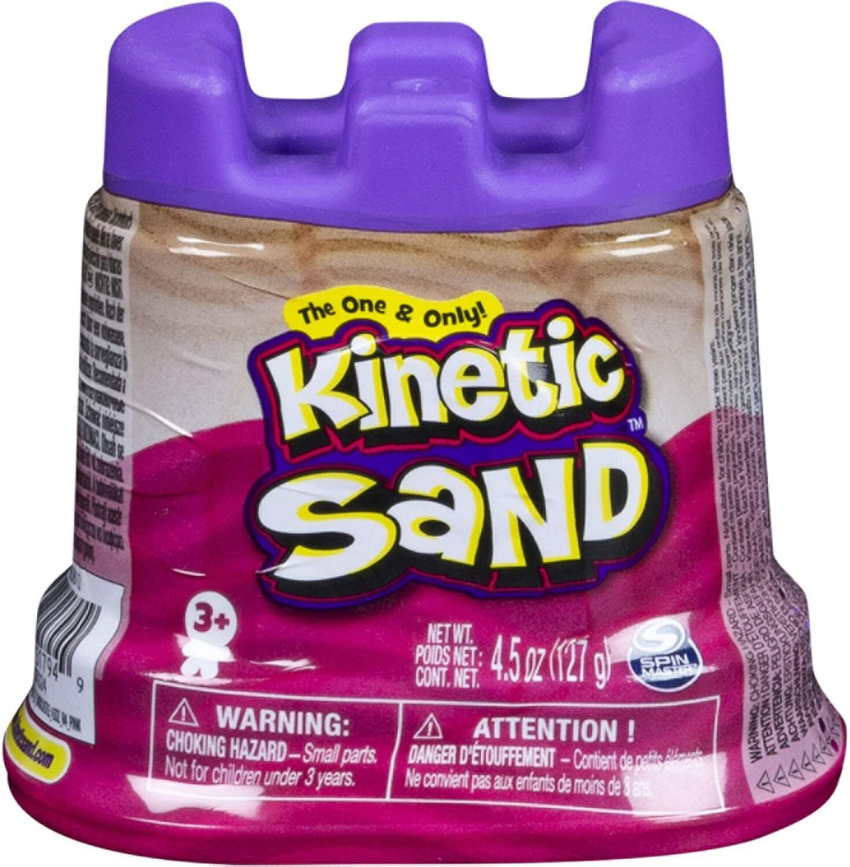 Spin Master Kinetic Sand Castle Container 5oz Kids Mouldable Toy Assorted 3+