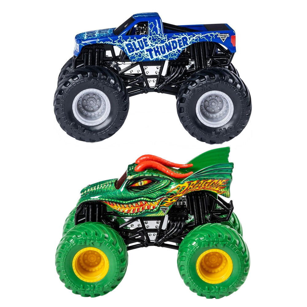 Spin Master Monster Jam 1:64 Value Diecast Vehicle Kids/Children Toy Asst 3+ (2 Pack)