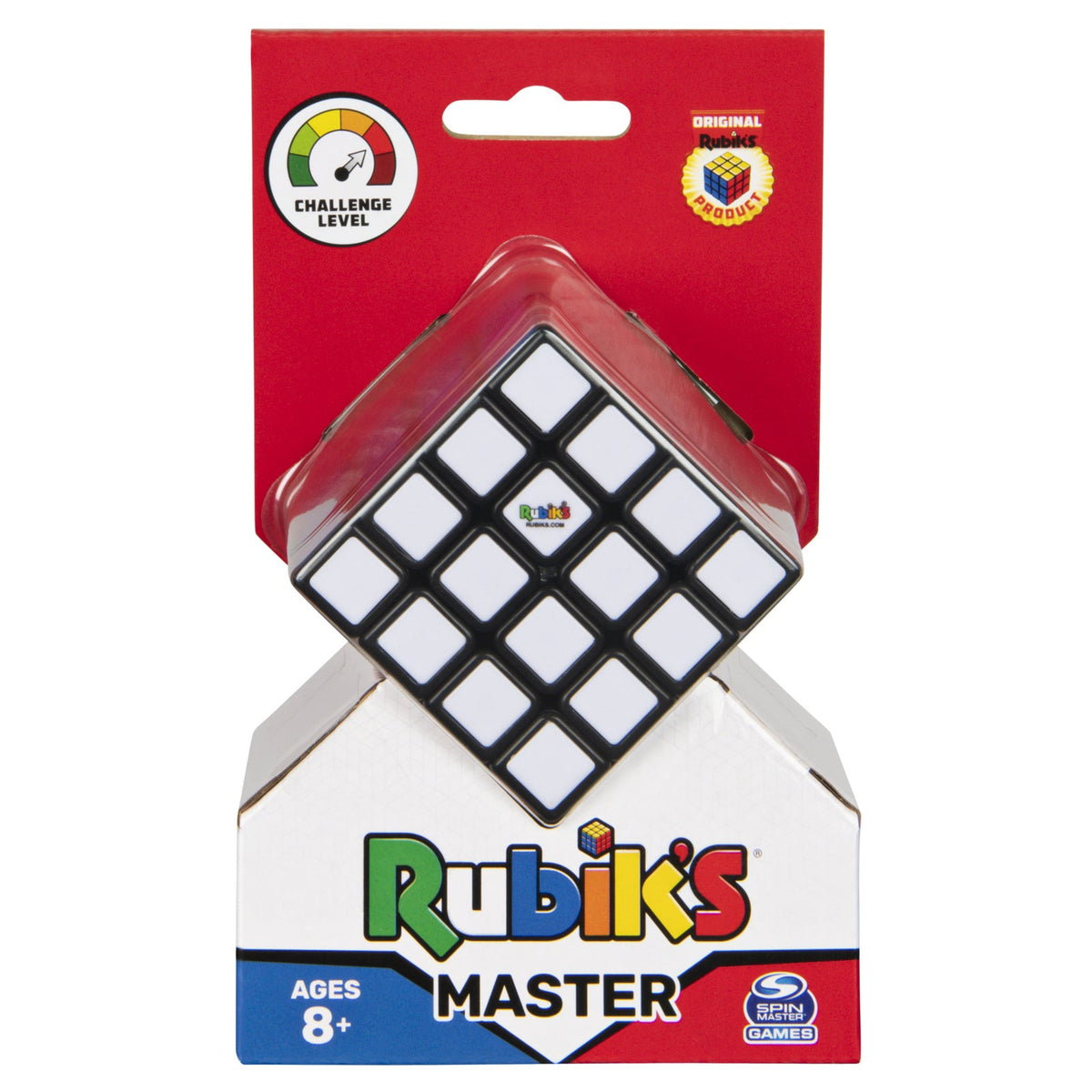 Spin Master Rubik's Master Cube 4x4 Twist Fun Play Brain Teaser Kids Toy 8+