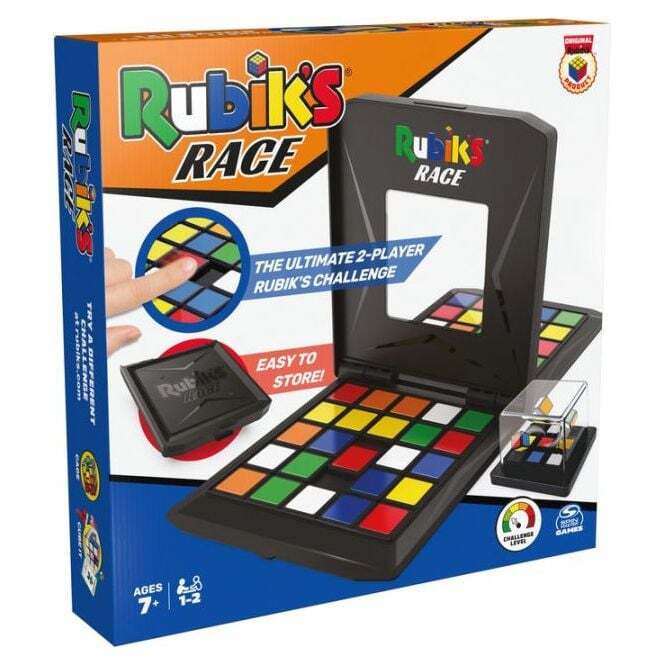 Spin Master Rubik's Race Board Game/Solve Brain Tease 1-2 Player Kids Toy 7+