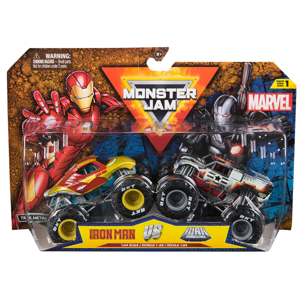 Monster Jam Marvel 1:64 Scale Diecast Truck Kids/Children 3y+ Assorted (2 Pieces) — image 4