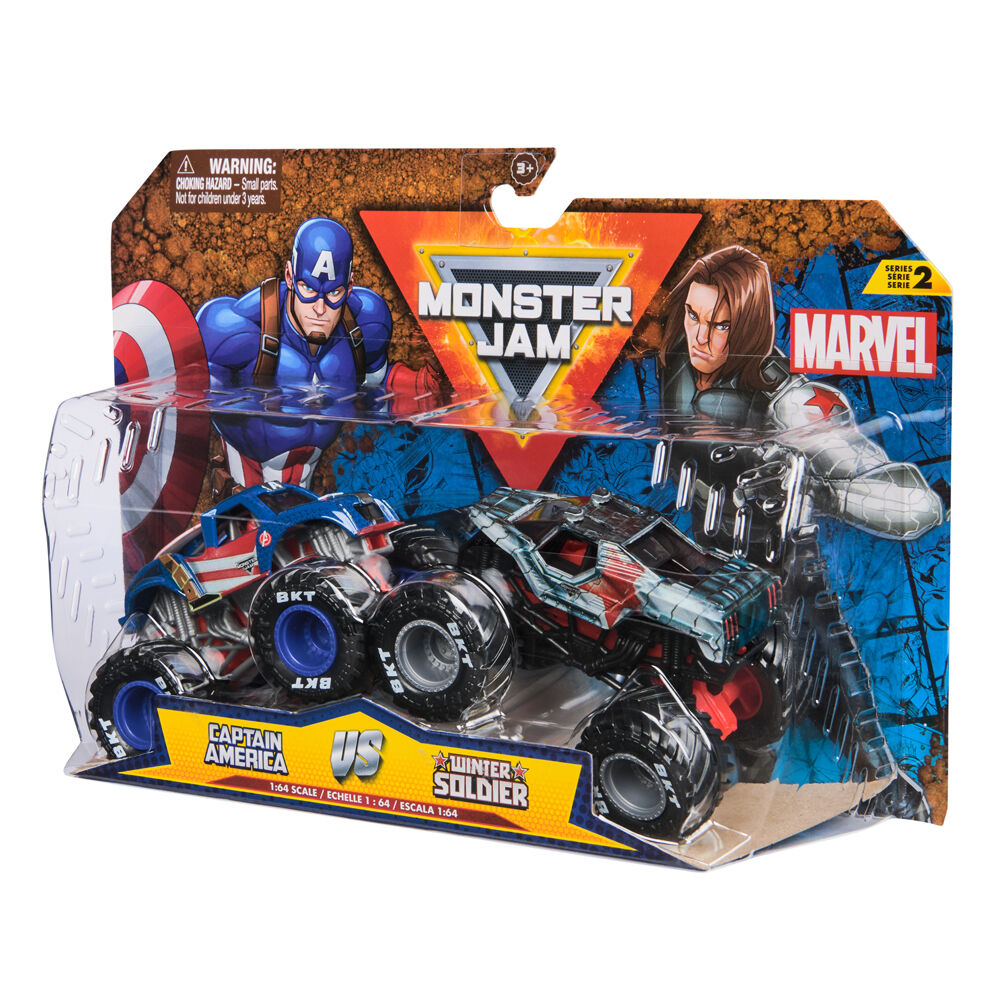 Monster Jam Marvel 1:64 Scale Diecast Truck Kids/Children 3y+ Assorted (2 Pieces) — image 6