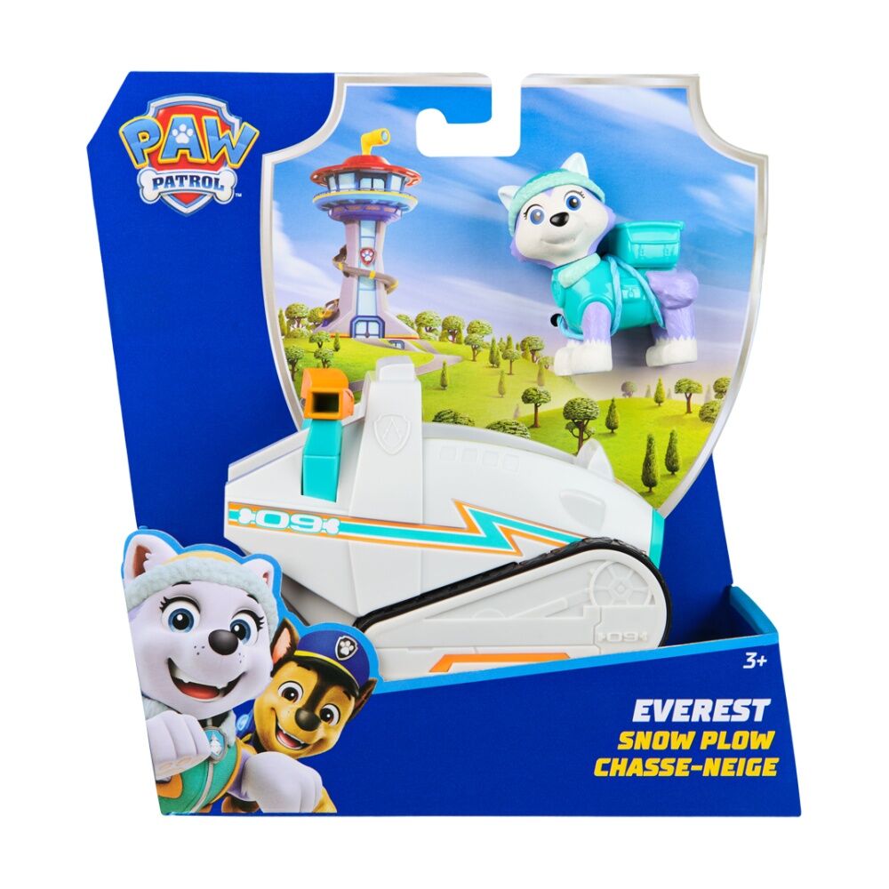 Paw Patrol Kids Sustainable Grey Basic Toy Rescue Vehicle Everest 3Y+ (2 Pieces)