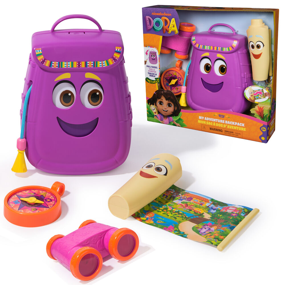 Spin Master Dora the Explorer Backpack w/ Map 8 In Kids/Children Purple 3y+ — image 8
