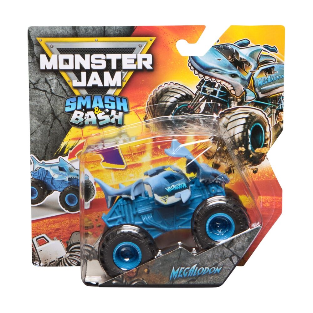Monster Jam 1:64 3y+ Smash & Bash Diecast Monster-Trucks Kids Toy Assorted — image 4