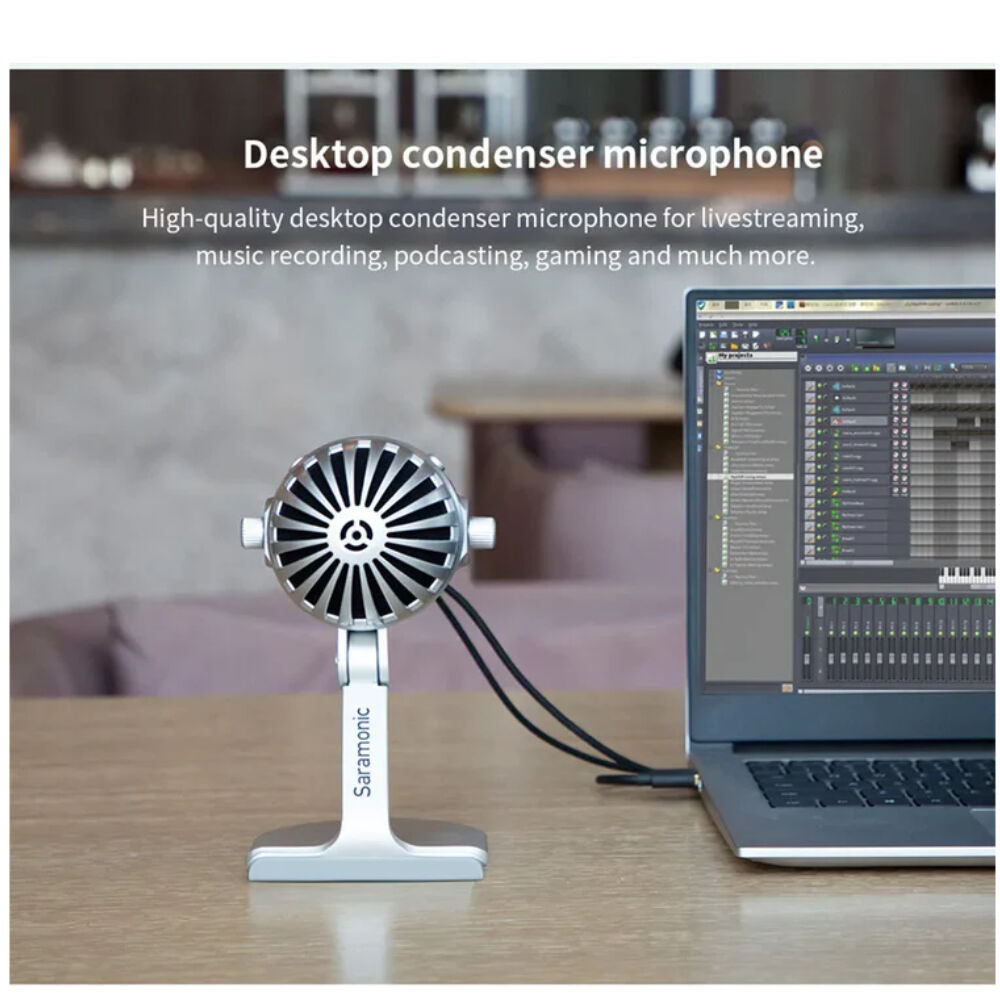 Saramonic SmartMic MTV500 USB-C Desktop Studio Microphone Recording for Mac PC — image 7
