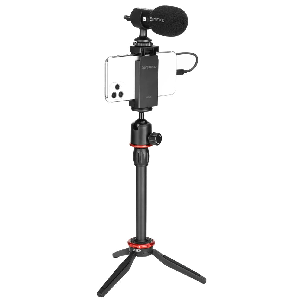 Saramonic SmartMic MTV Universal Vlogging Set Stand Video Kit for iPhone/Samsung — image 4
