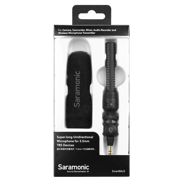 Saramonic BLK SmartMic5 Di Unidirectional Microphone For Apple iPhone 13/12/iPad — image 6