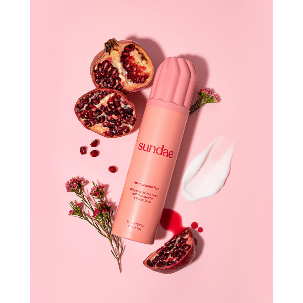 Sundae 265ml Whipped Shower Bathroom Pomegranate Fizz Body Wash Skin Care (2 Pack) — image 2