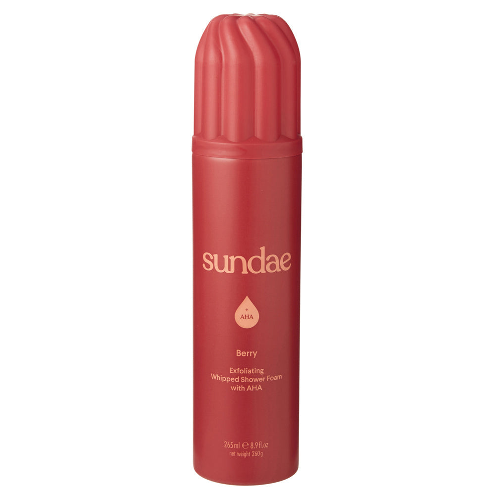 Sundae 265ml Whipped Shower Bathroom Foam Berry Aha Scent Body Wash Skin Care — image 2