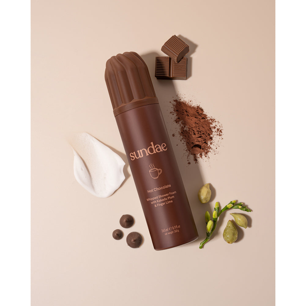 Sundae 265ml Whipped Shower Bathroom Foam Hot Chocolate Body Wash Skin Care — image 2