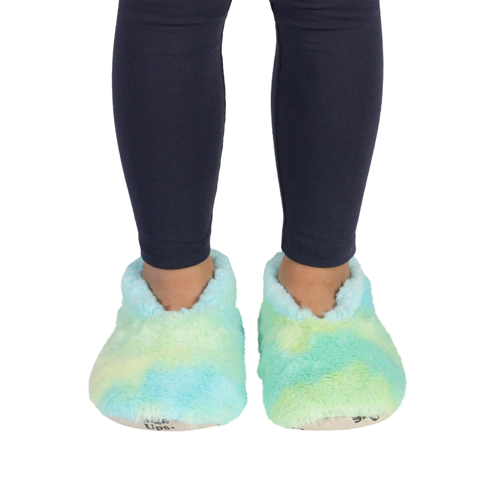 Splosh SnuggUps Kids Slippers Non-Slip Blue/Green Tie Dye — image 2