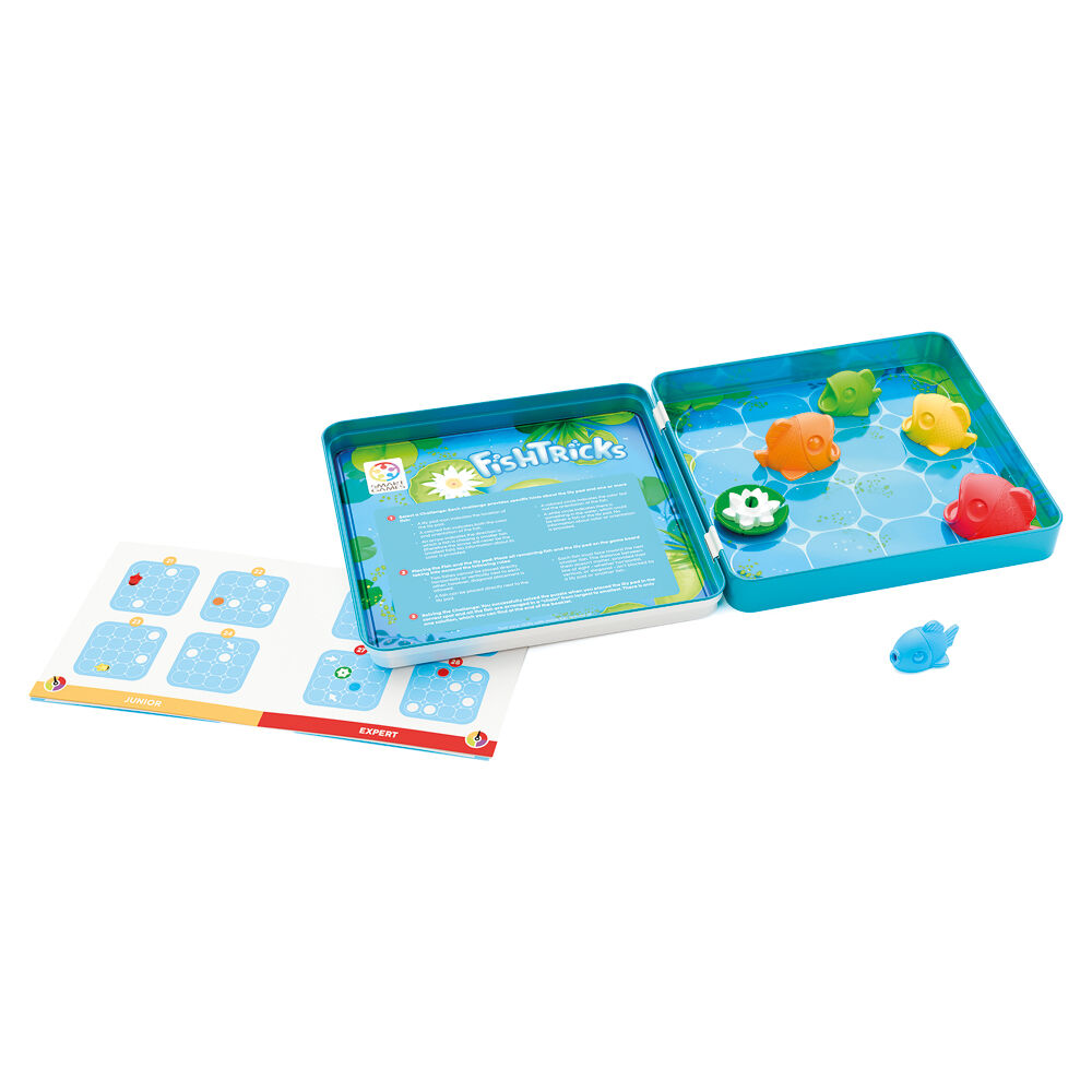 Smart Games Logic Puzzle Game Fish Tricks Kids Educational Toy 5y+