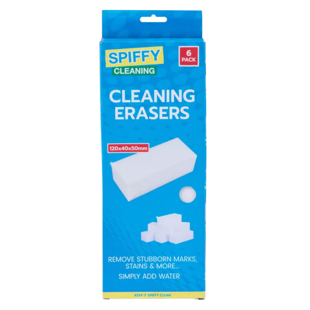 Spiffy Cleaning Eraser Set Multi-Functional Kitchen/Home/Bathroom Cleaner (6 Pack)