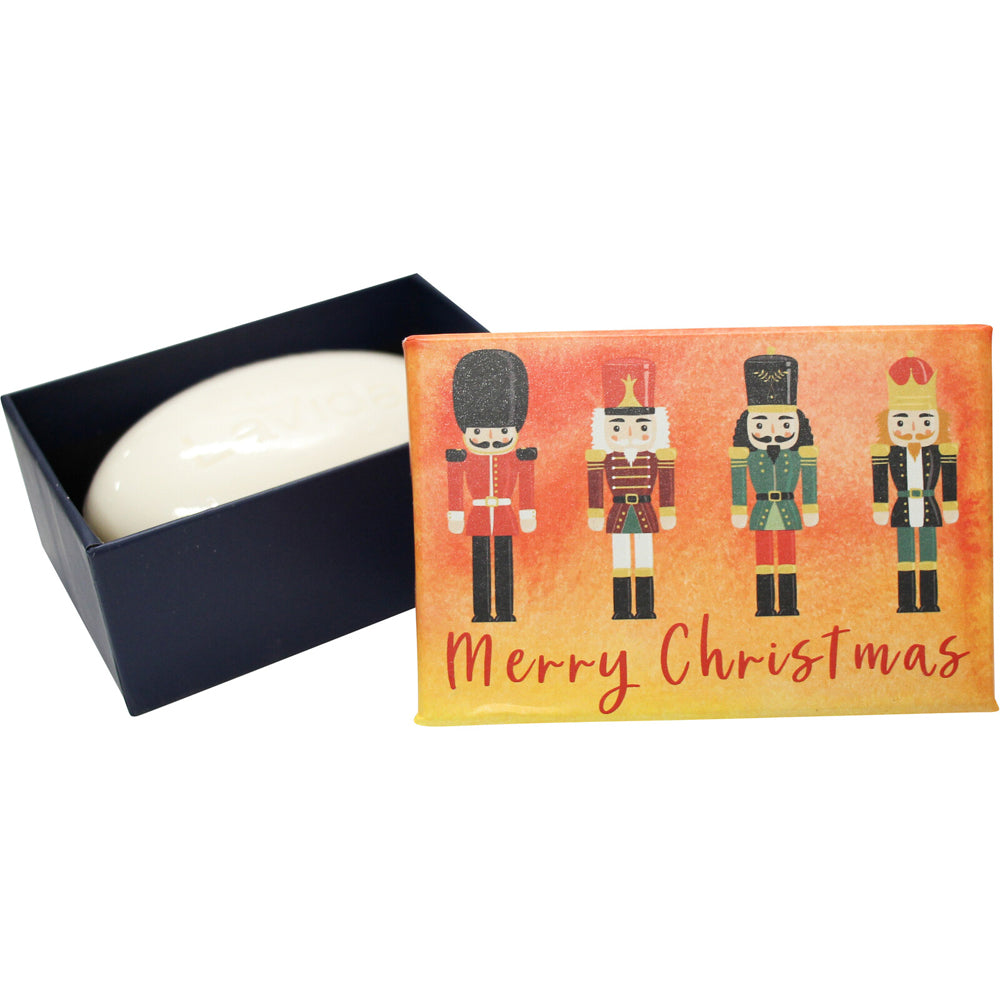 LVD Christmas Nutcracker Scented Bath Soap w/ Box Body Fragrance 9x6cm