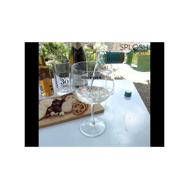Splosh Sip Celebration 21st Balloon Glass Cocktail Drinkware 675ml CLR — image 4