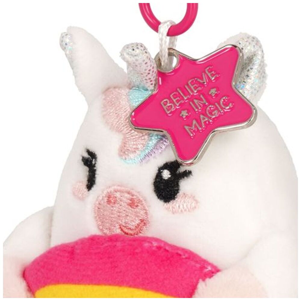 Legami Plush Keyring Unicorn w/Metal Ring Super Soft Kids Bag Charm/Toy 3y+ (4 Pack) — image 4