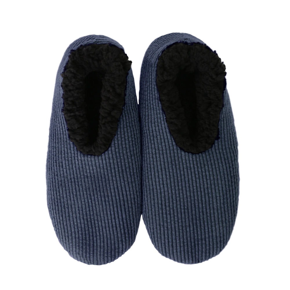 Splosh SnuggUps Men's Soft Slippers Cord Navy