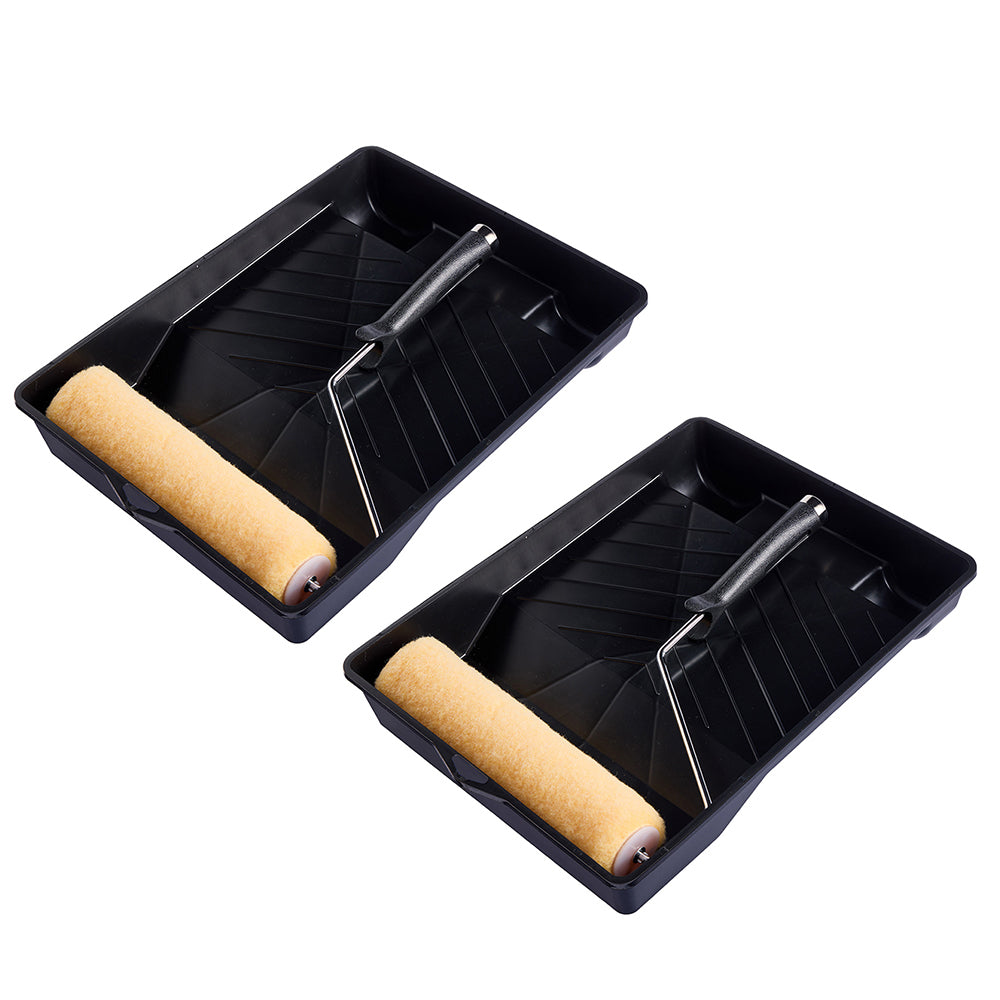 Supercraft Paint Brush Interior/Exterior Roller With Tray 230mm 9mm NAP (6 Pieces)