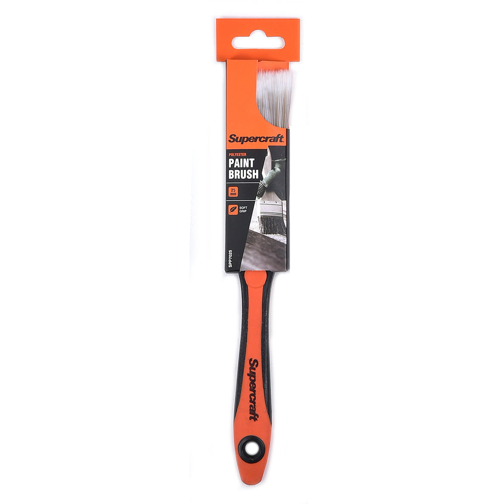Supercraft House Paint Brush With Soft Grip 25mm Synthetic DIY Home Improvement