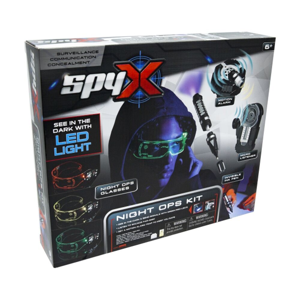 Atomic Monkey Products SpyX Night Ops Kit Vision Glasses Kids/Children Black 6y+ — image 4