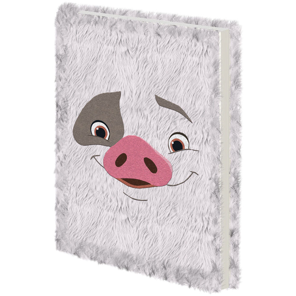 Disney Moana 2 Pua Plush Kids Notebook Writing Stationery Grey 22x16.5cm (2 Pack) — image 2
