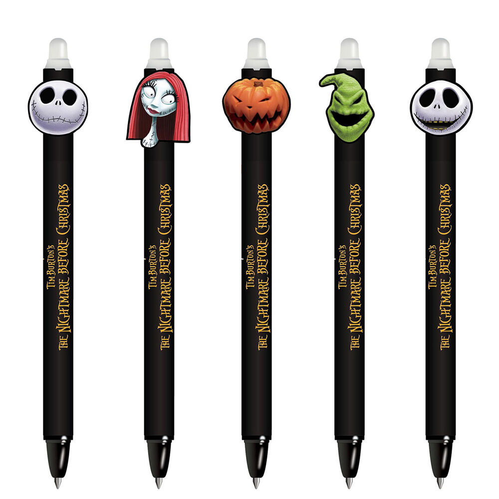 Disney Nightmare Before Christmas Characters Erasable Gel Pen Assorted (10 Pack) — image 2