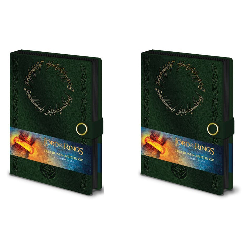 Lord of the Rings The Lord Of The Rings A5 Premium Writing Notebook Office/School Stationery (2 Pack)