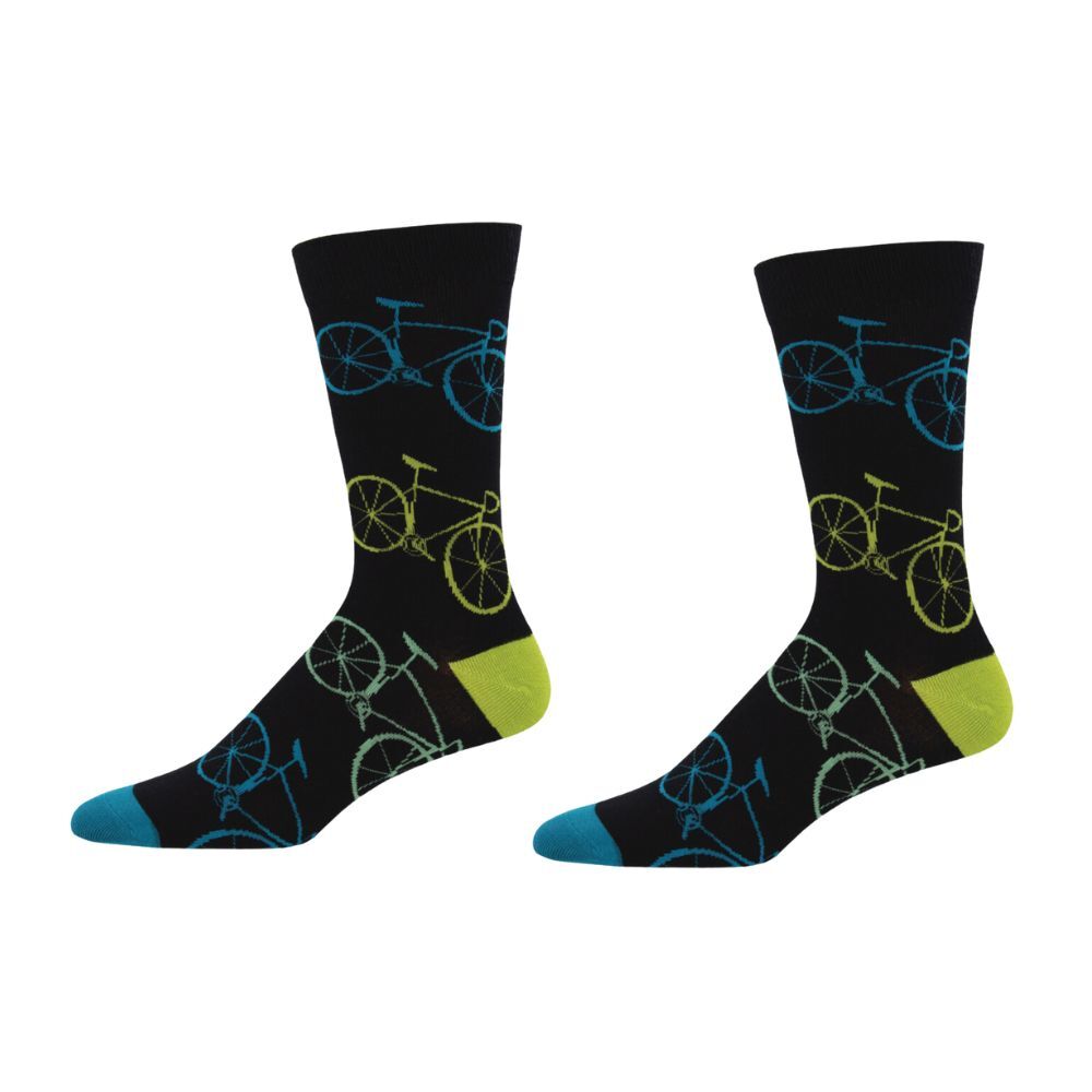 Socksmith Mens Novelty Casual Wear Trendy Comfort Socks Bamboo Fixie One Size (2 Pack)