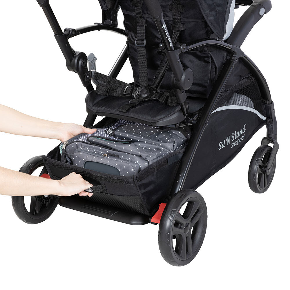 Baby Trend Sit N Stand Shopper Stroller/Pram w/Canopy Kids/Baby/Toddler Moondust — image 4