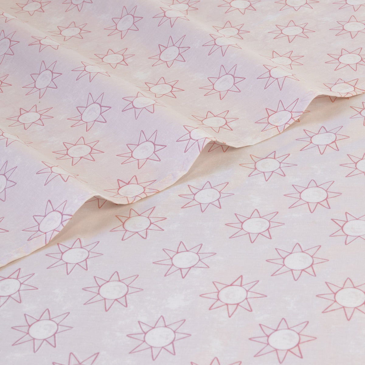 Jelly Bean Kids Suns Single Bed Sheet Set w/ Pillowcase Home Bedding Cover Pink — image 3