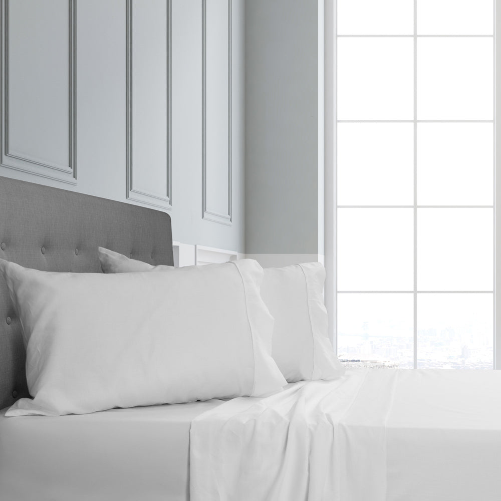 Ardor Cotton Sheet Set Home Bedding 375TC White