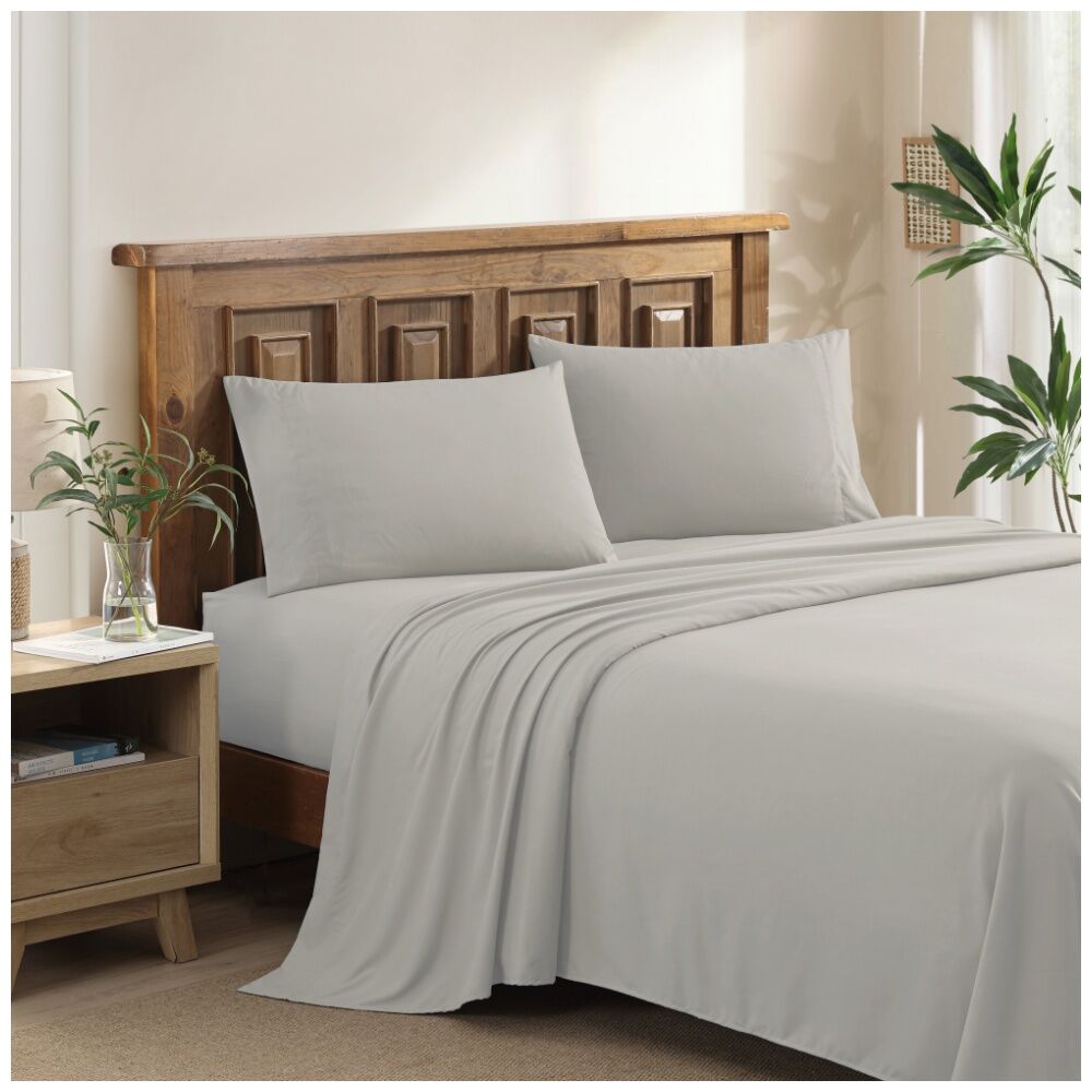 Ardor Australia's Softest Complete Bedding Sheet Set Silver