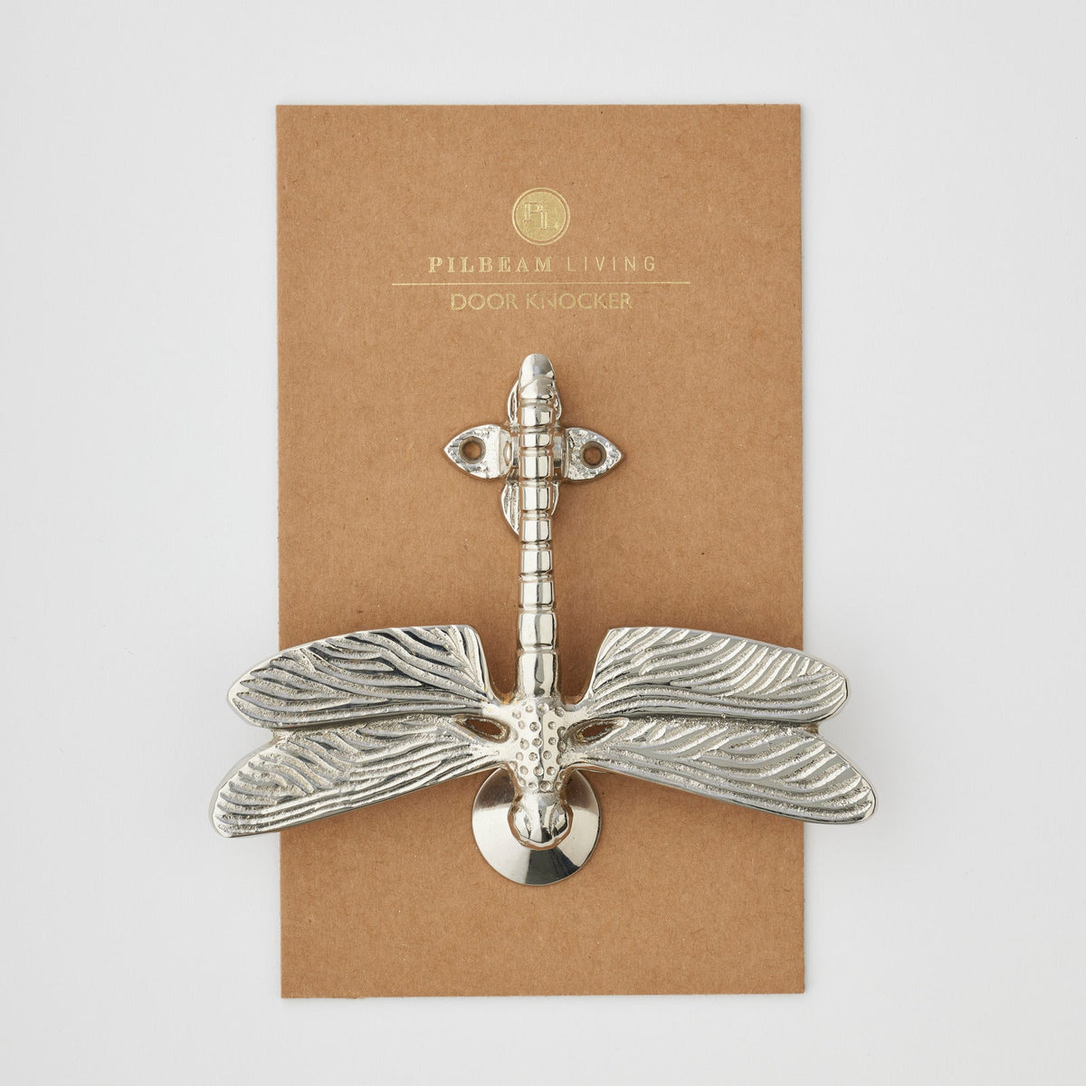 Pilbeam Living Dragonfly Shaped Decorative Stylish Home Decor Door Knocker 13cm — image 2