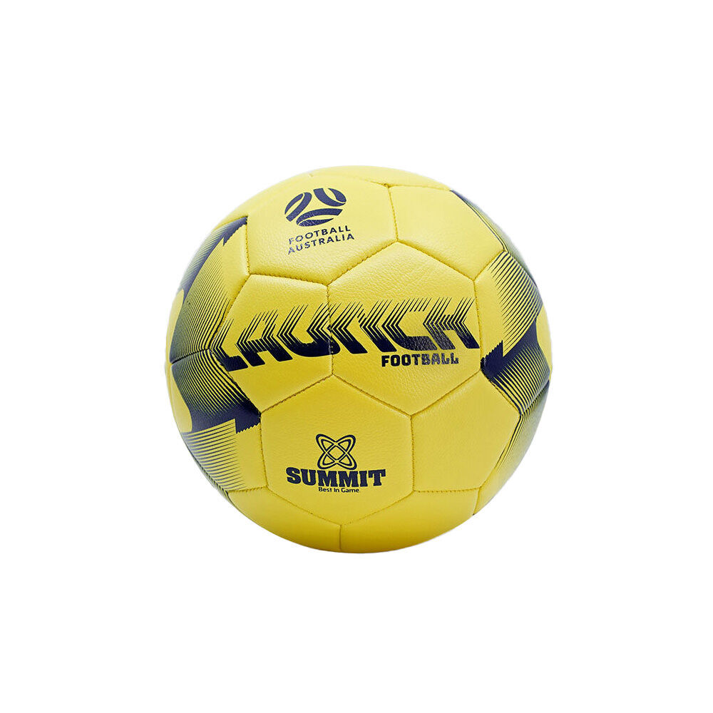 Football Australia Summit Launch Soccer Ball Size 5 - Yellow (2 Pack) — image 2