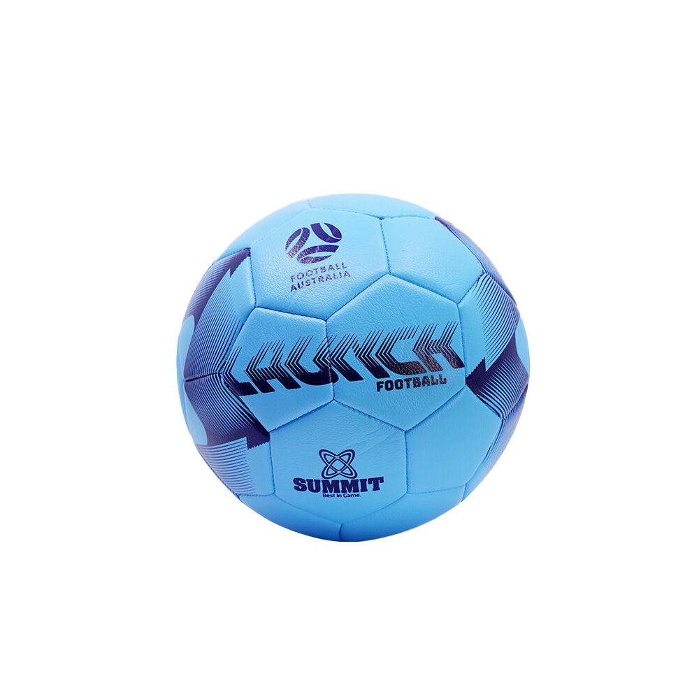 Football Australia Summit Launch Durable Football Soccer Ball Size 4 Blue