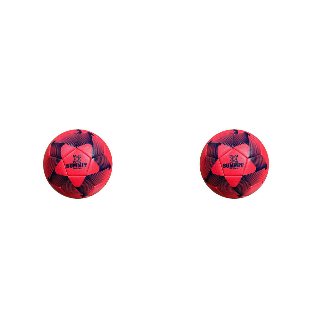 Football Australia Summit Launch Soccer Ball Size 3 - Red (2 Pack)