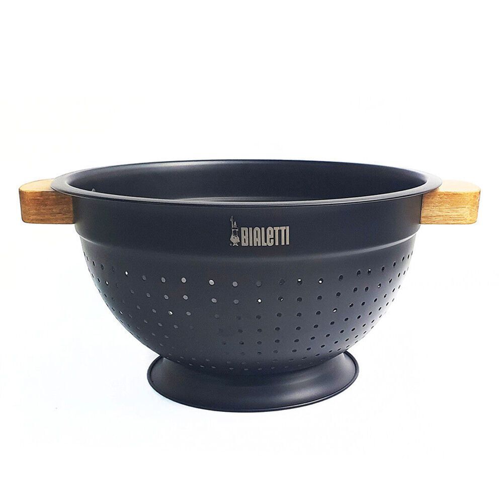 Bialetti St. Clare Colander Non Stick Coated Stainless Steel Serveware Black (2 Pack) — image 2