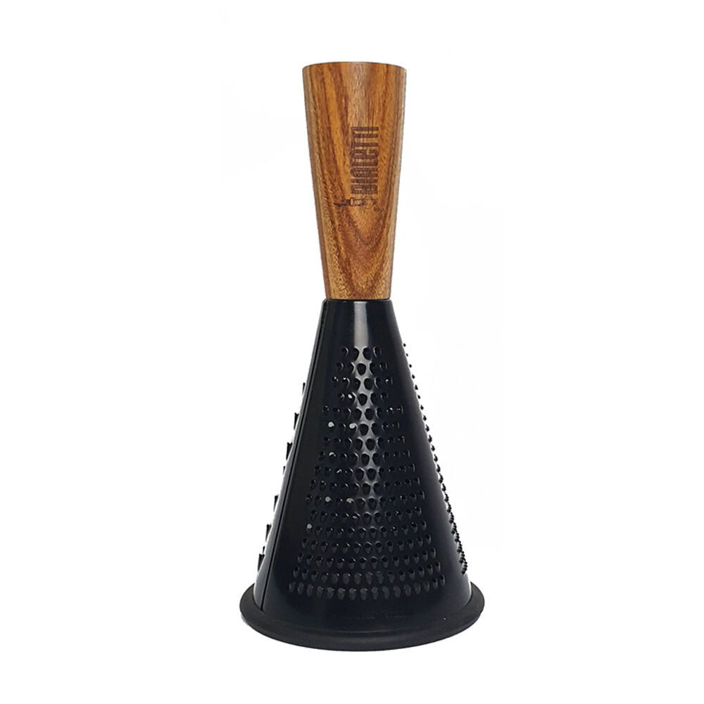 ST. Claire Stainless Steel Grater Silicone Non-slip Base Cookware 30cm Black