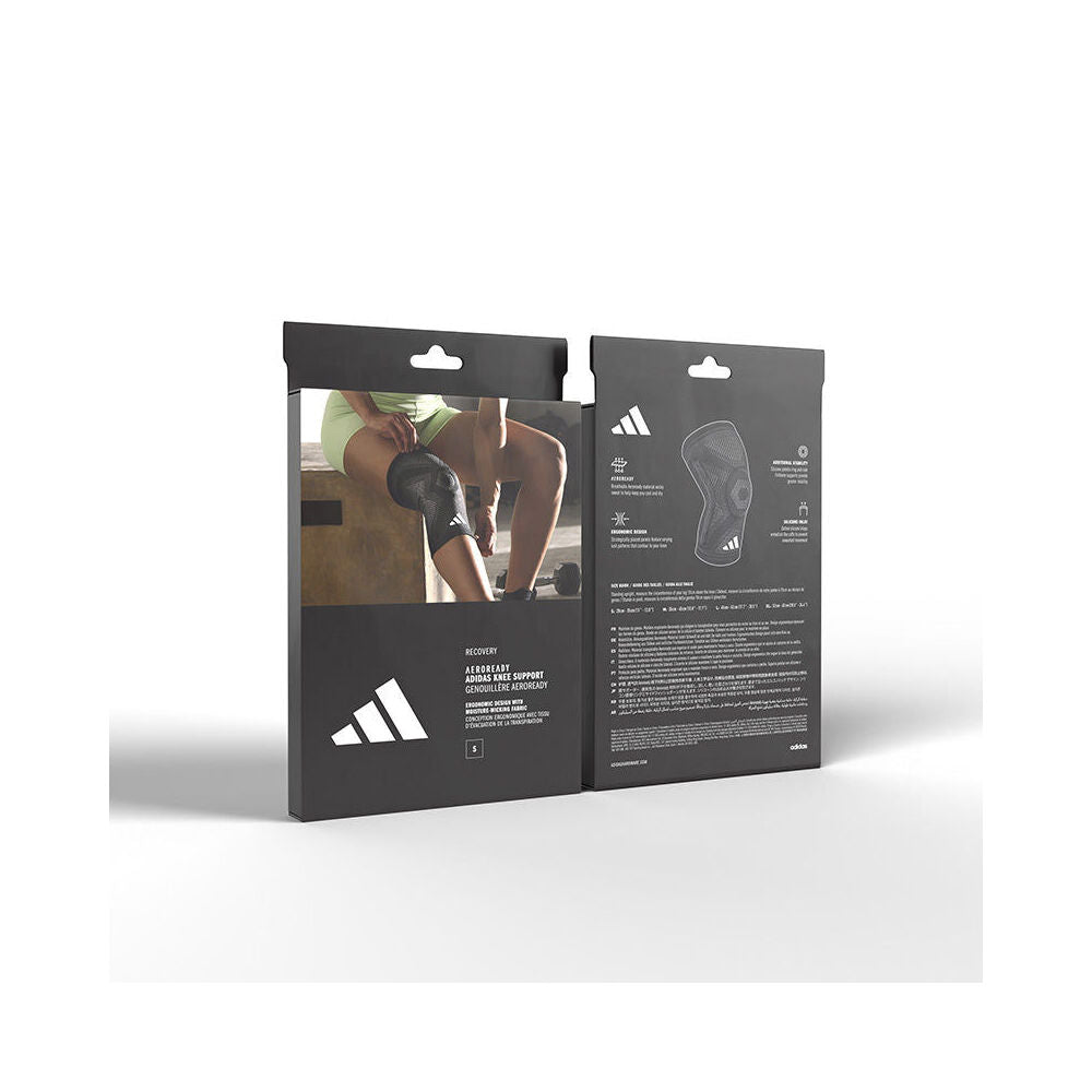 Adidas Aeroready Knee Support w/Silicone Patella Ring Breathable Fit Size — image 3