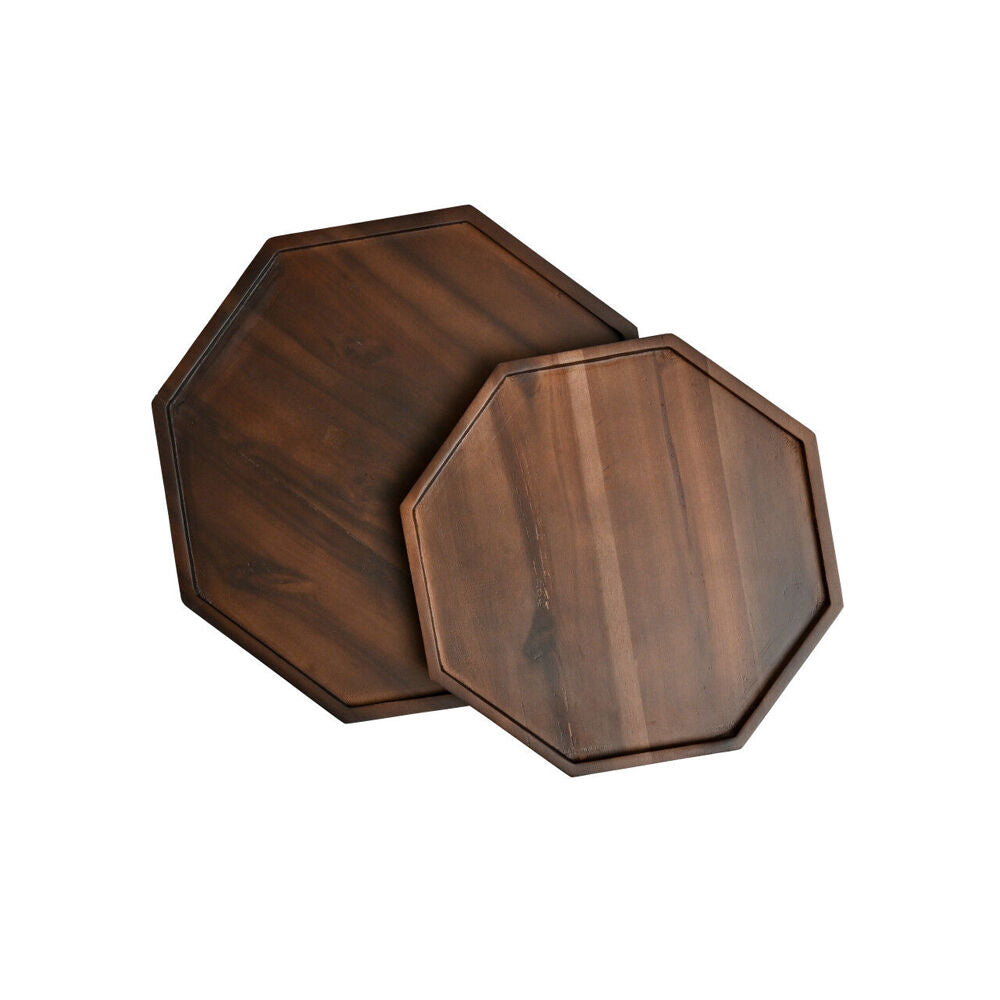 ST. Claire Acacia Cctagonal Serving Tray Food Server Wooden Serveware 30cm — image 2