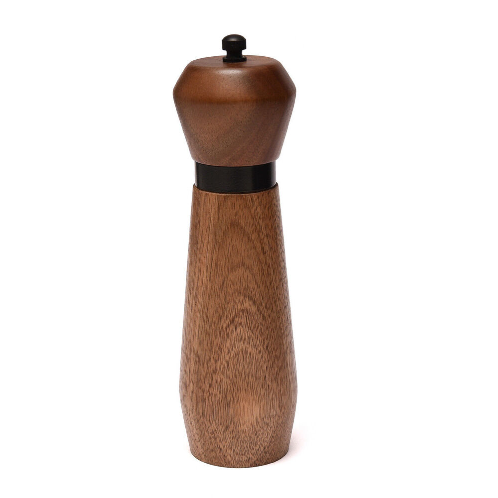 ST. Claire Acacia and Stainless Steel Salt Pepper Grinder Spice Mill 18cm (2 Pack) — image 2