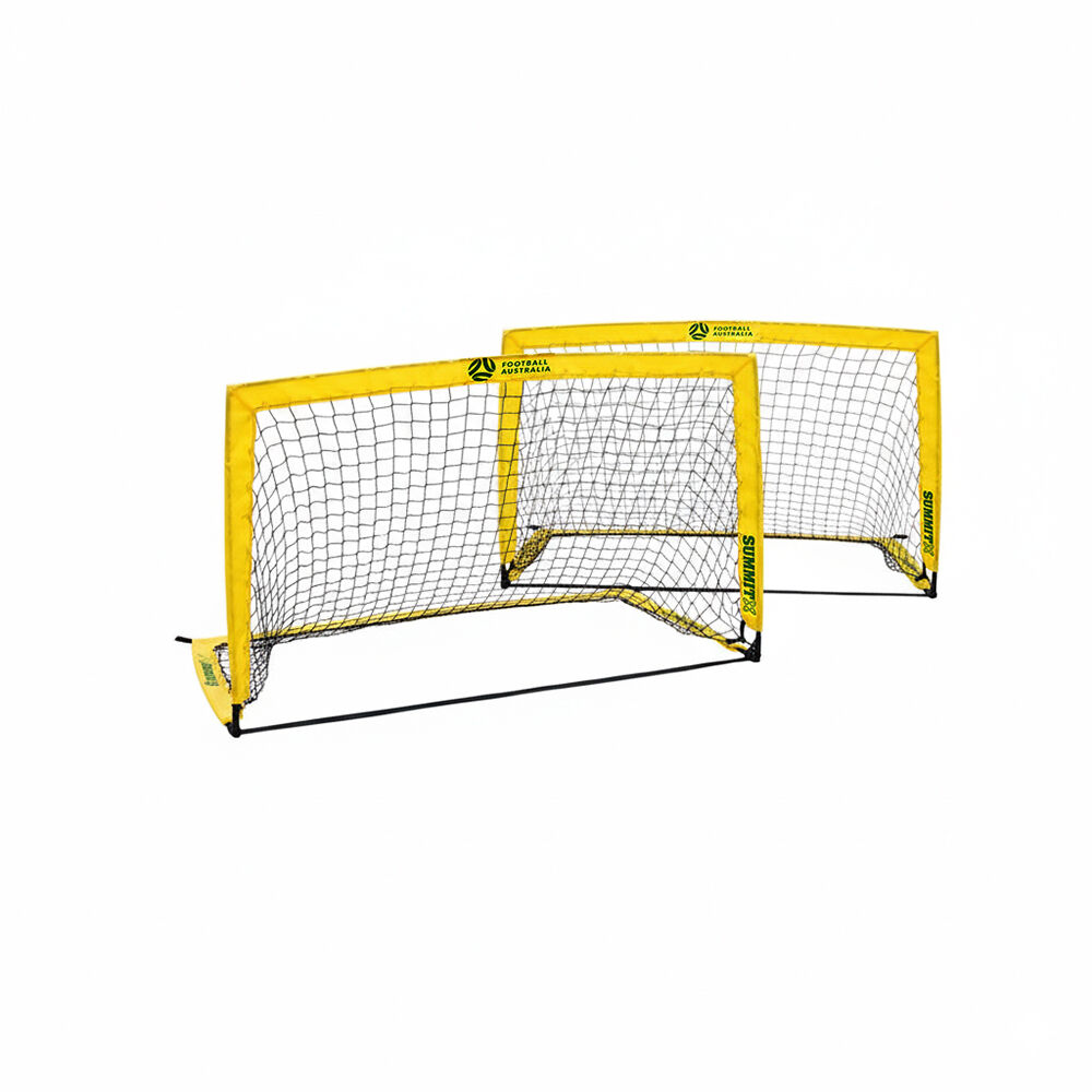 Summit Global Summit Football Australia Junior Soccer Goals Indoor/Outdoor 120cm/4ft (2 Pack)