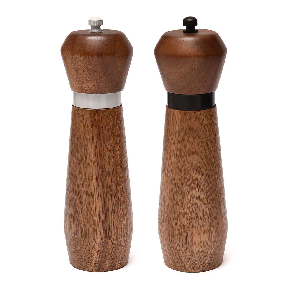 ST. Claire Acacia Grinder Set Herb Spice Crusher Kitchen Utensils 20cm (2 Pieces)