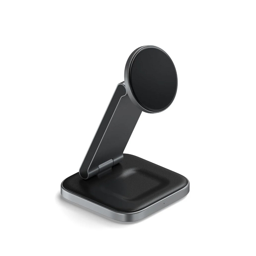 Satechi 3in1 Wireless Charging Stand Qi2 For Apple Watch/iPhone/AirPods BLK — image 2
