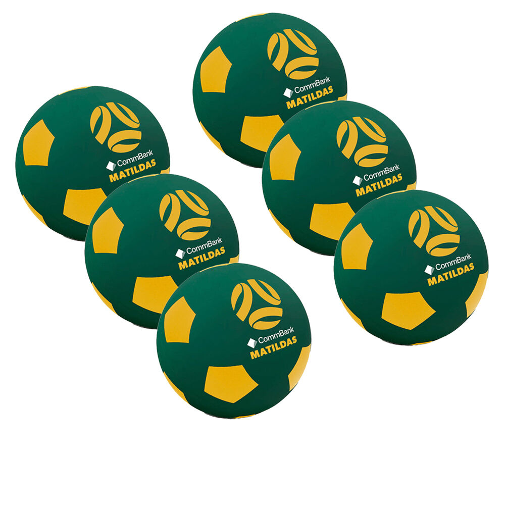 Matildas Super High Bounce Outdoor Traning Soccer Ball Soft Material 60mm (6 Pack)