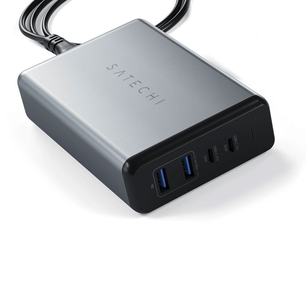 Satechi 108W Pro Usb-c/usb-a Charging Port Multi-Port Desktop Charger Space Grey — image 3