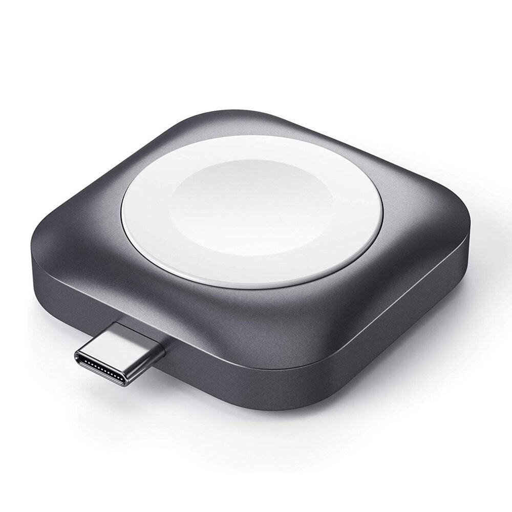 Satechi USB-C Magnetic Fast Charging Dock for Apple Watch Portable Charger Grey — image 2