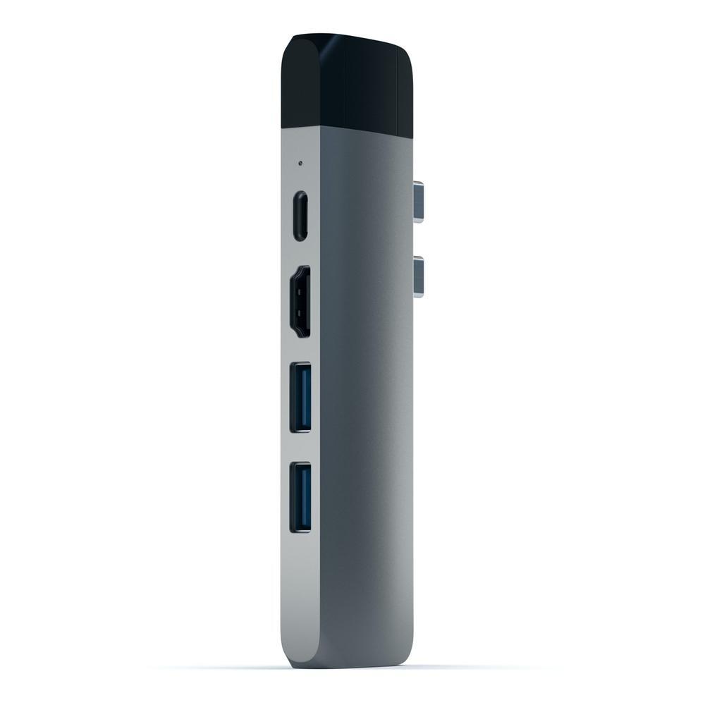 Satechi USB-C Pro Hub w/4K HDMI/USB-A/USB-C/SD/Micro SD/Ethernet Adapter Grey — image 4
