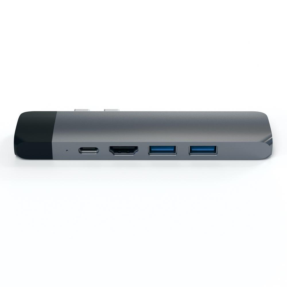 Satechi USB-C Pro Hub w/4K HDMI/USB-A/USB-C/SD/Micro SD/Ethernet Adapter Grey — image 2